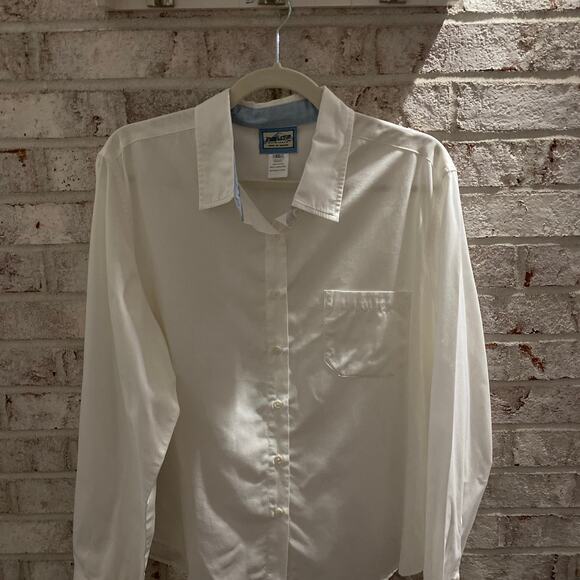 Pendleton Vintage Women's White Button Down Shirt Size X-Large - Picture 1 of 4